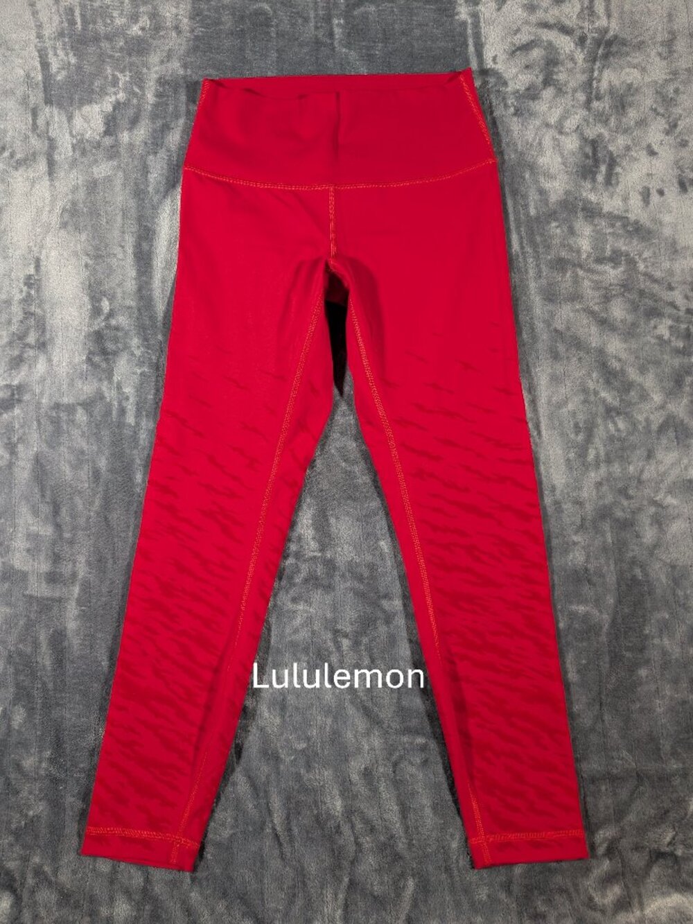 Lululemon Lunar New Year Wunder Under sz 8 High-Rise Leggings Embossed Camo,1276